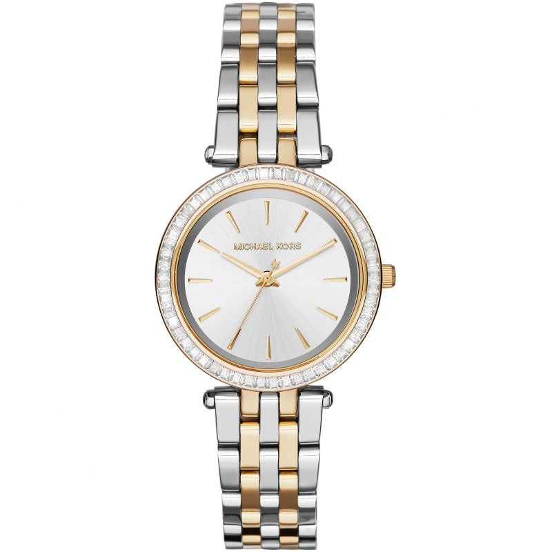 Michael Kors Ladies Mini Darci Two Tone Watch - MK3405